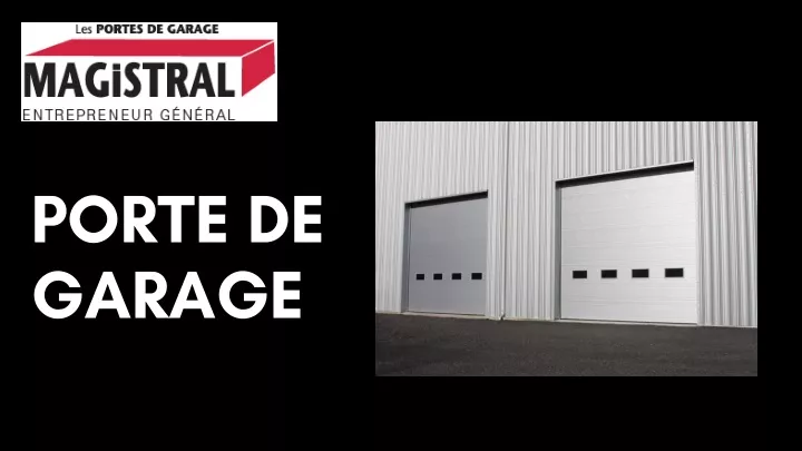 porte de garage