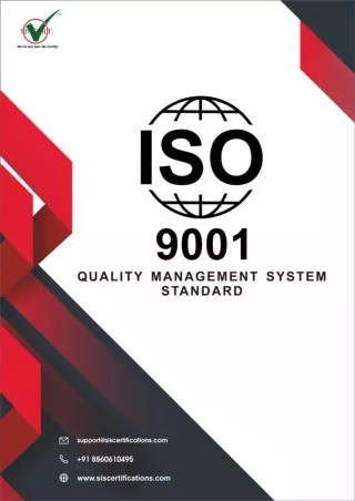 ISO 9001 Certification | ISO 9001 Certification Cost | SIS Cert