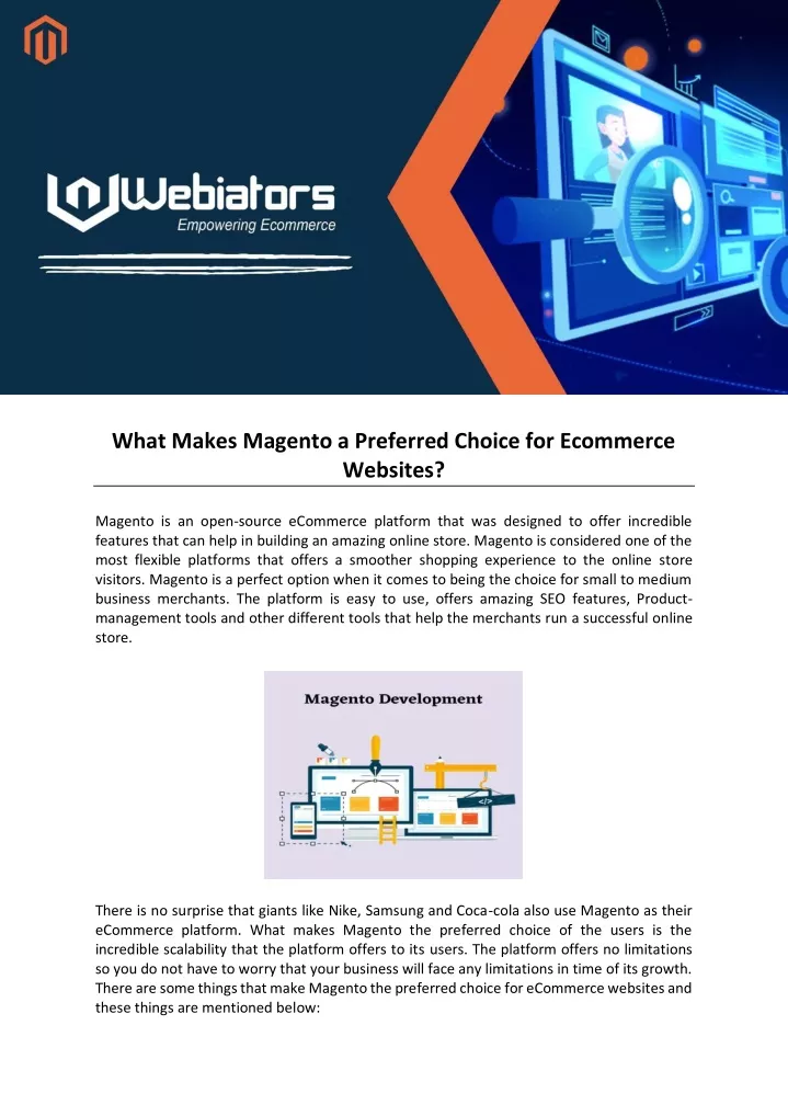 what makes magento a preferred choice