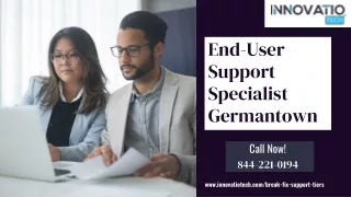 End-User Support Specialist Germantown | IT Professionals - Innovatio Tech