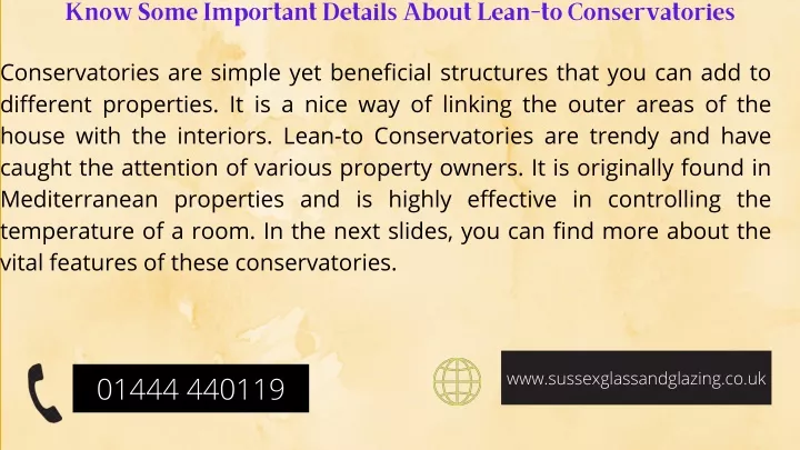 know some important details about lean