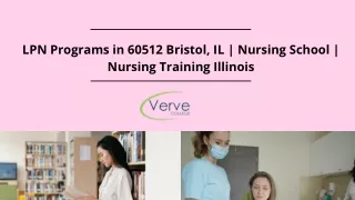 lpn program in 60512 , il, bristol, nursing school, nursing training illinois