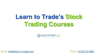 learn to trade s stock trading courses