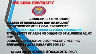wollega university school of gradute studies