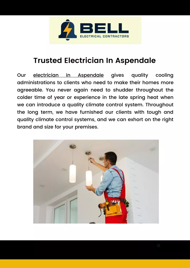 trusted electrician in aspendale