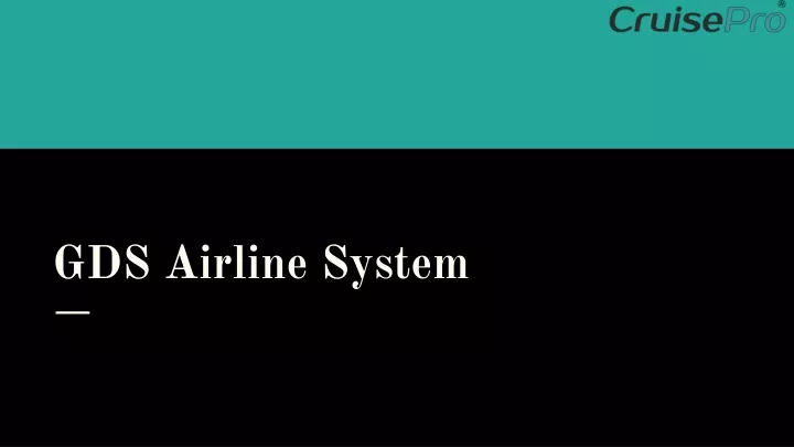gds airline system