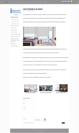 motorised blinds auckland