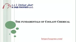 The fundamentals of Coolant Chemical