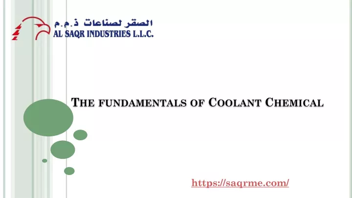 t he fundamentals of c oolant c hemical