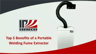 Key Benefits of a Portable Welding Fume Extractor