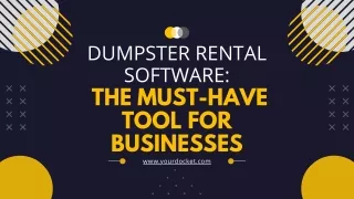 How businesses can save time and money with Docket dumpster rental software?