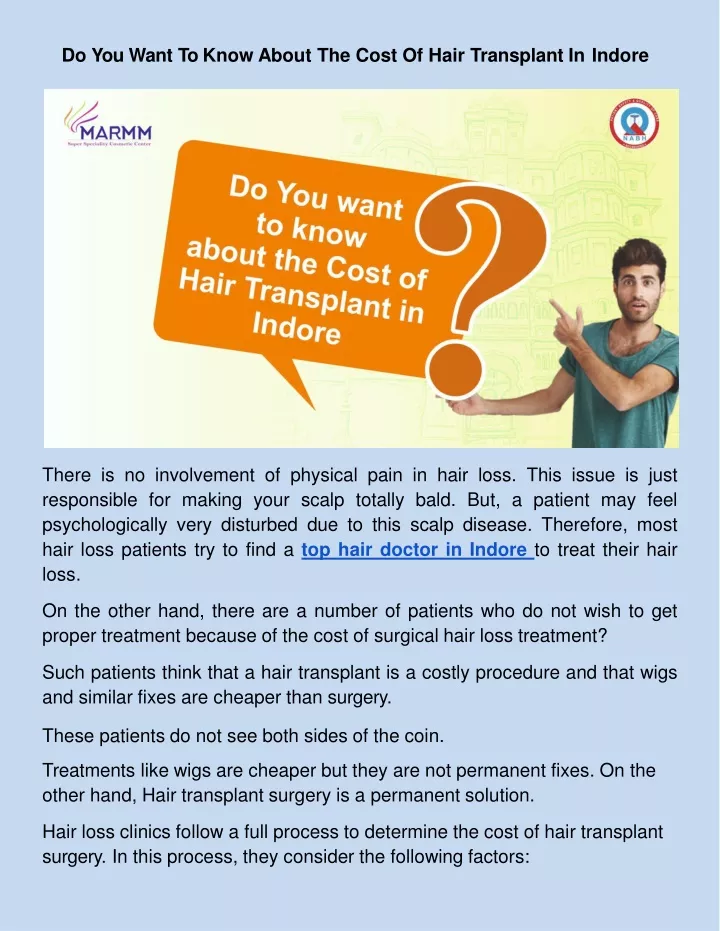do you want to know about the cost of hair