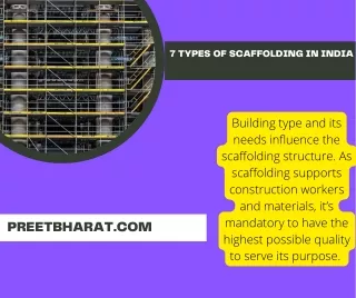 7 Types of Scaffolding in India