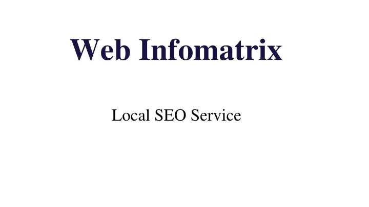 web infomatrix