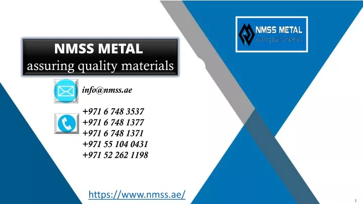 nmss metal assuring quality materials