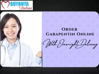 Order Gabapentin Online With Overnight Delivery