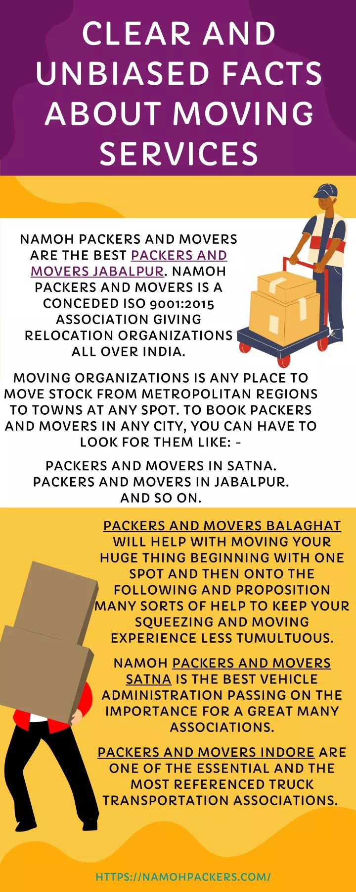 clear and unbiased facts about moving services