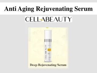 Anti Aging Rejuvenating Serum