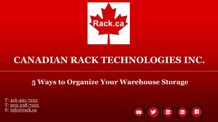 canadian rack technologies inc