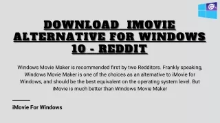Download Imovie Alternative For Windows 10