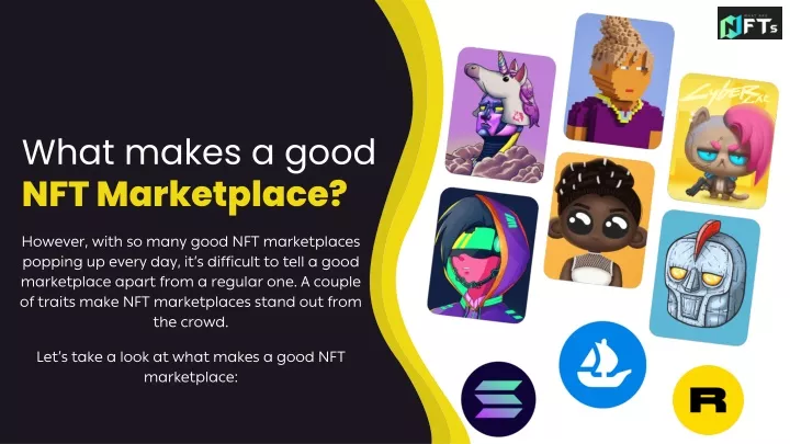 what makes a good nft marketplace