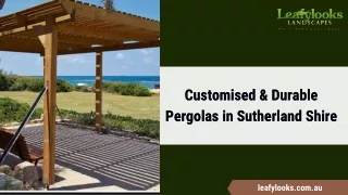 Sustainable Decks and Pergolas in Sutherland Shire