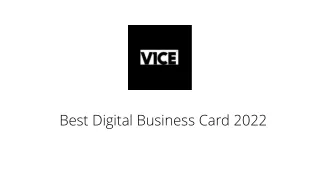 Best Digital Business Card 2022