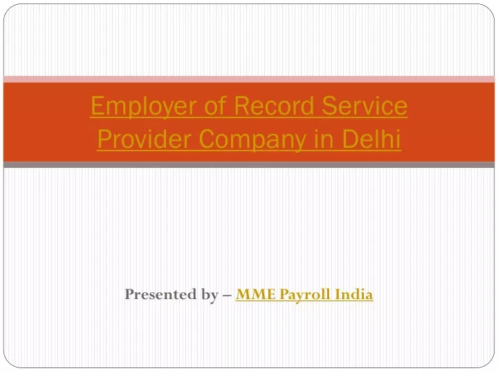 employer of record service provider company in delhi