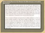 Overcoming Barriers that Hinder the Effectiveness of Conflict Resolution - slide 1