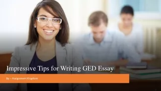 impressive tips for writing ged essay