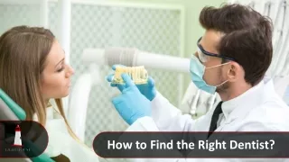 how to find the right dentist
