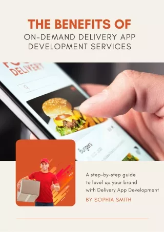 The Advantages of Using Delivery App Development Services