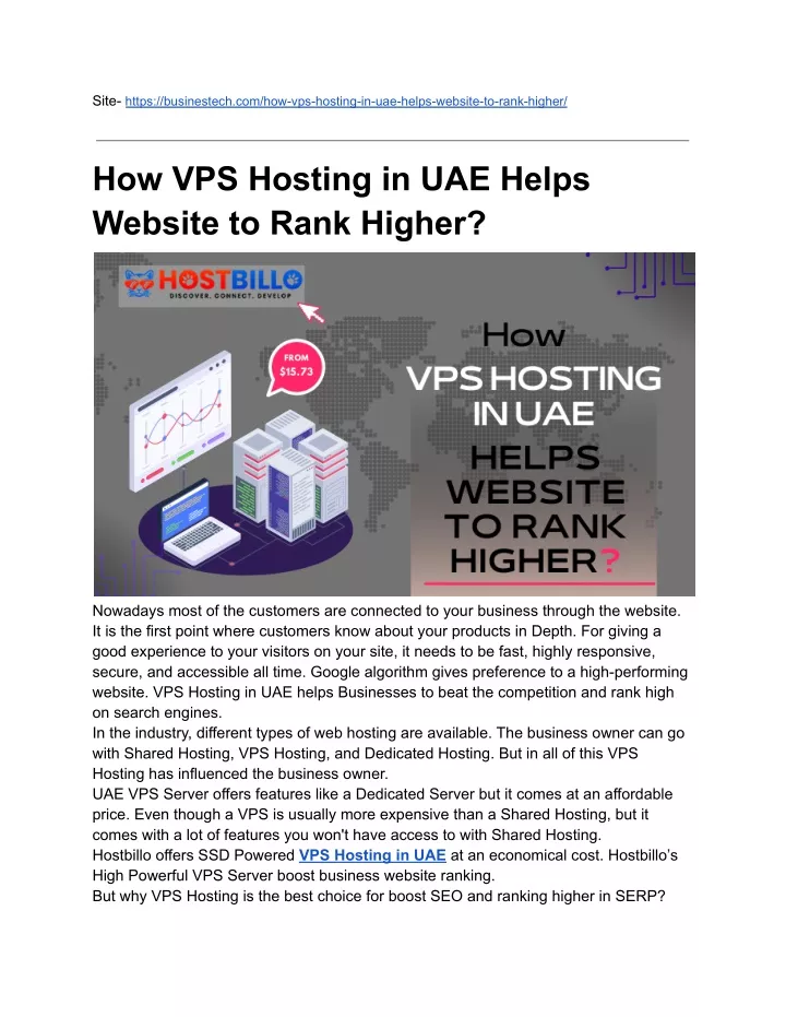 site https businestech com how vps hosting