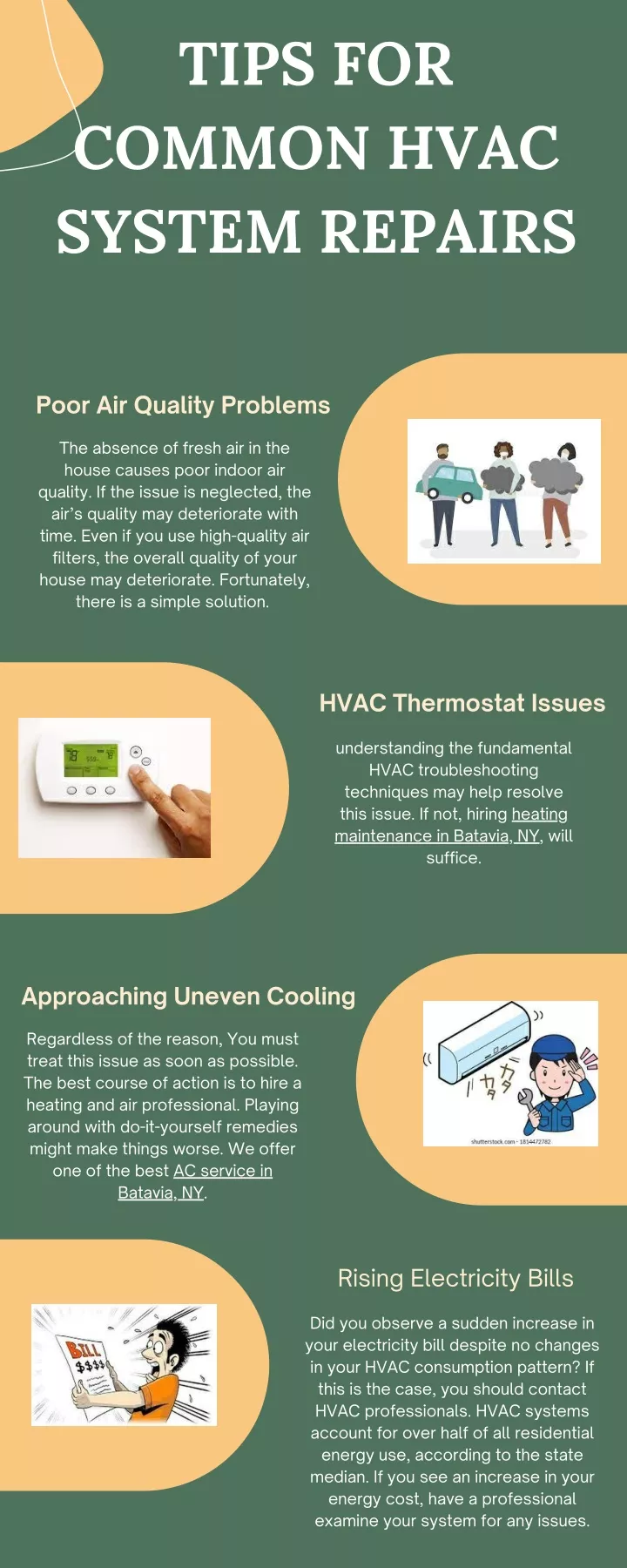 tips for common hvac system repairs