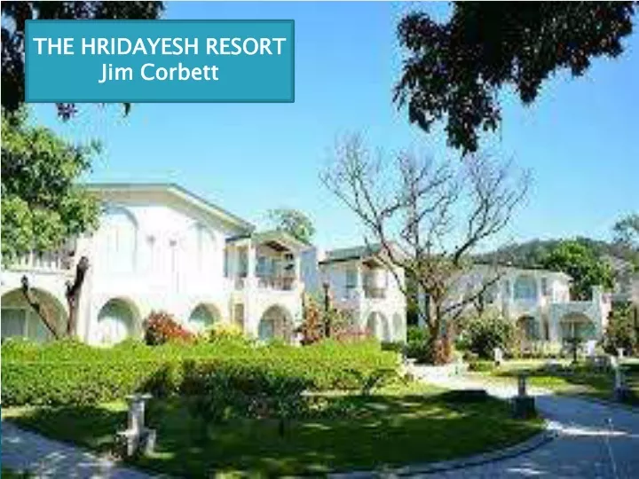 the hridayesh resort jim