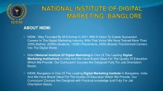 NIDM PPT