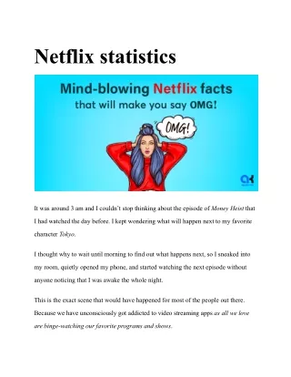 Netflix statistics pdf