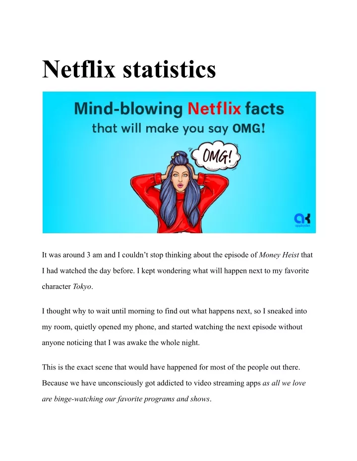 netflix statistics