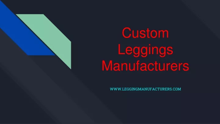 custom leggings manufacturers