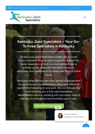 Arthritis of the knee