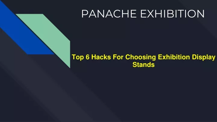 panache exhibition