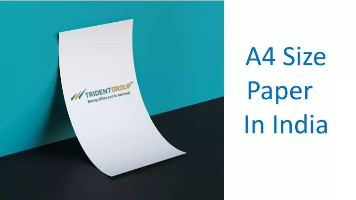 a4 size paper in india
