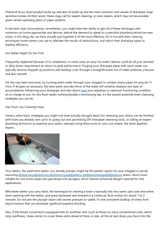 chemical focus food product build up and also