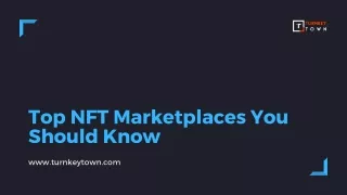 Top NFT Marketplaces You Should Know