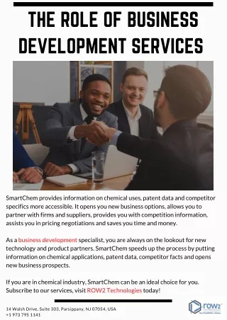 The Role of Business Development Services