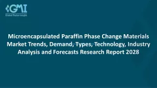 microencapsulated paraffin phase change materials