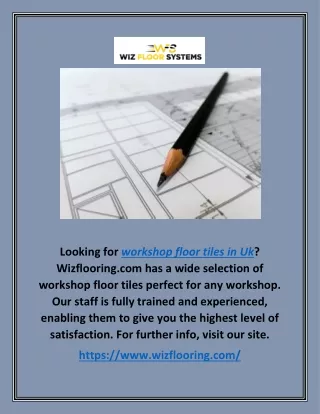 Workshop Floor Tiles Uk | Wizflooring.com