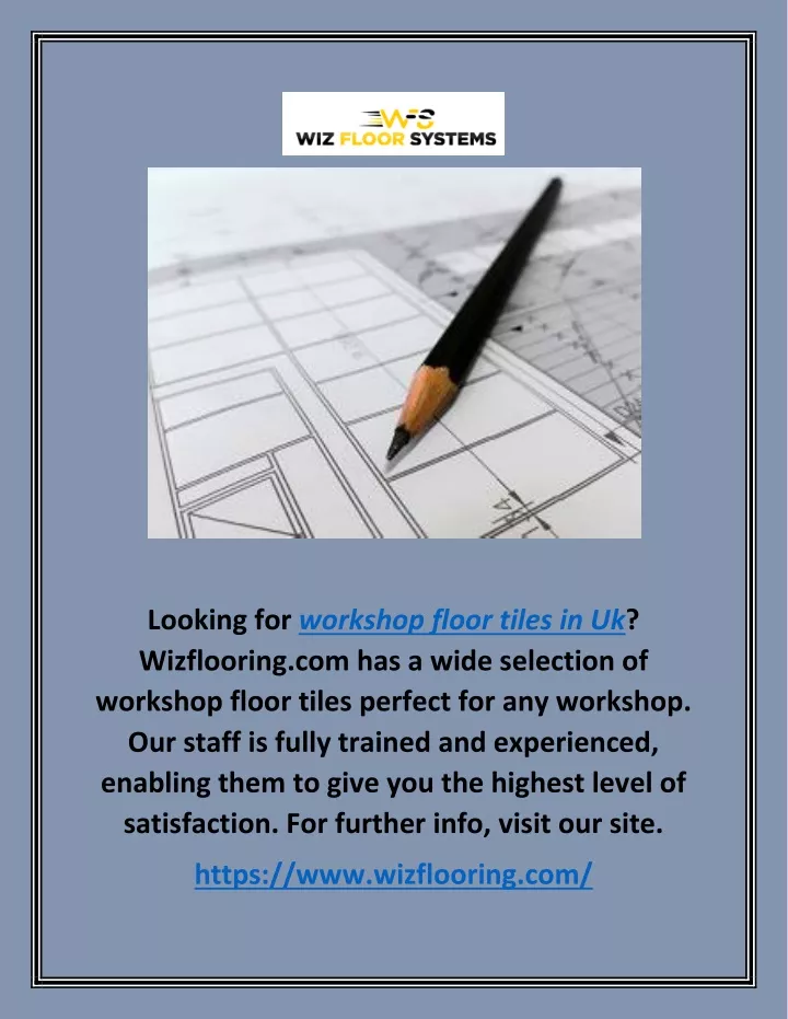 looking for workshop floor tiles