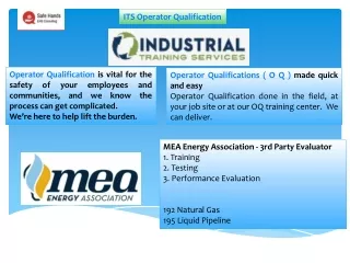 its operator qualification