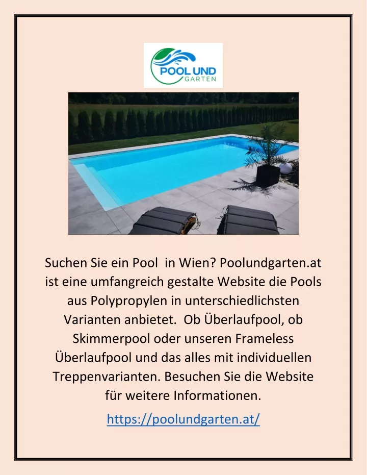 suchen sie ein pool in wien poolundgarten